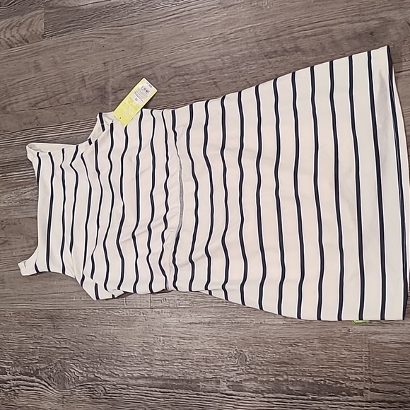 All In Motion High Neck Navy Striped Mini  Active Dress Size XS - Picture 4 of 5